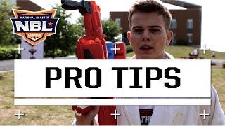 PRO TIPS with PDK FILMS using NERF NSTRIKE MEGA SERIES ROTOFURY BLASTER [upl. by Nosnarb]