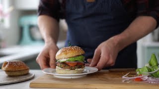 Easy Chipotle Black Bean Burger Recipe [upl. by Decker488]