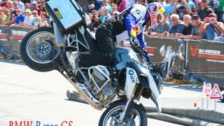 BMW R 1200 GS BMW Motorrad Days 2013 Chris Pfeiffer Stunt Riding GS 1200 R 1200 GS LC [upl. by Kcirnek403]