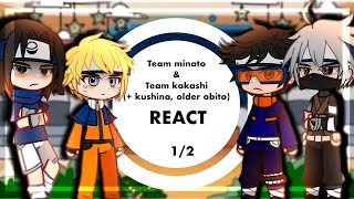 team minato amp team kakashi react  12  lazy AF  suki [upl. by Acirederf899]