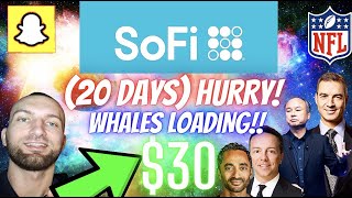 SOFI STOCK WHALES 🐳 ARE LOADING🔥🔥 20 DAYS FROM EARNINGS THIS IS WHAT YOU NEED TO KNOW [upl. by Norda]