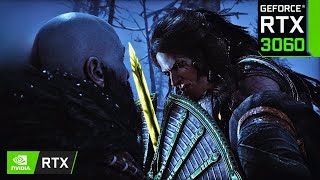 God of War Ragnarök  RTX3060 12GB AMD RYZEN 5 5500  Ultra Graphics DLSS OFF [upl. by Ovid]