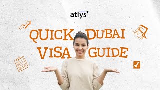 A Complete Guide for Dubai Visa for Indians  Expert Tips  Atlys [upl. by Suidaht417]