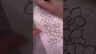 HowtoDraw Larkspur flowers [upl. by Ardnahsal]