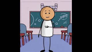 Scene Classroom setting Teacher is writing on the board animation englishcartoon [upl. by Caffrey]