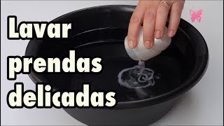 Cómo lavar prendas delicadas en casa  prendas de lavado en seco [upl. by Fairman906]