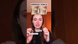 Improve Jowls With This Massage shorts beautytips [upl. by Shields]