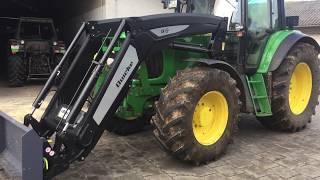 Der Neue Frontlader Quicke Q6L 2017 Eigen Anbau an 6620 [upl. by Landy]