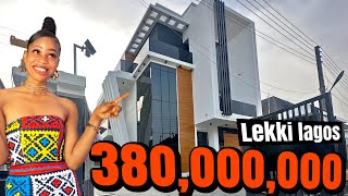 Inside a 375000000 mansion in lekkiHOUSE TOUR [upl. by Bolger]