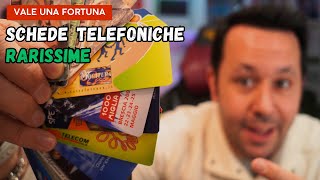 SCHEDE TELEFONICHE RARE  Le 10 Schede che Valgono una Fortuna 🤑 [upl. by Naehgem425]