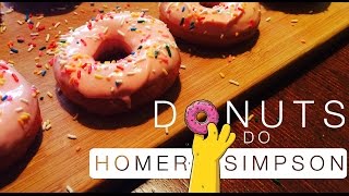 Donuts do Homer Simpson  Confissões de uma Doceira Amadora [upl. by Olethea726]