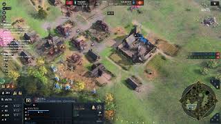 AOE4 【1V1Team】106 ダイヤ1からの壁がでかいで53RU [upl. by Midas]