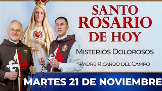 Santo Rosario de Hoy  Martes 21 de Noviembre  Misterios Dolorosos rosario santorosario [upl. by Aneleve]