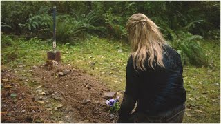 The 100 1x04 Clarke grieves Wells at his grave 1080pLogoless Limited Background Music [upl. by Ttnerb]