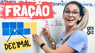 FRAÇÕES DECIMAIS MATEMATICA \Prof Gis MATEMÁTICA BÁSICA [upl. by Ettenhoj869]