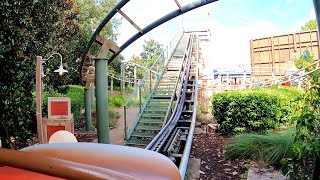 Barnstormer Onride Video Magic Kingdom  Walt Disney World Orlando 2022 [upl. by Eniarral793]