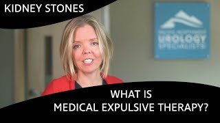 Kidney Stones What is Medical Expulsive Therapy [upl. by Gibby]