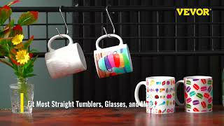 VEVOR Tumbler Heat Press DIY Custom Mugs in Minutes  BeginnerFriendly Sublimation [upl. by Alben]