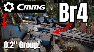 CMMG Br4  First Shots and Sighting In 6MM ARC [upl. by Resee]