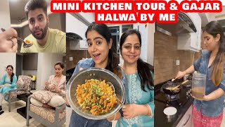 MOST ORGANISED KITCHEN MADE GAJAR KA HALWA FOR FULL FAMILY  NISHI ATHWANI [upl. by Ferna506]