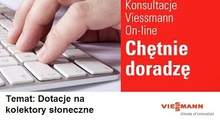 Viessmann Webinarium  dotacje na kolektory słoneczne [upl. by Retep424]