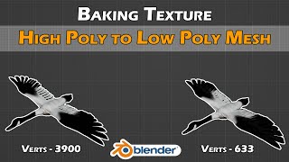 Baking Color Texture from High Poly to Low Poly Models [upl. by Behm17]