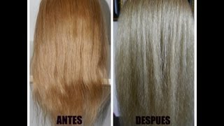 Como pintar tu cabello de quotRubio Dorado a Rubio Cenizoquot paso a paso Sonia Miroshkhina [upl. by Edina]