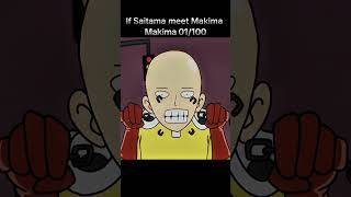 Saitama vs Makima Makima meet Saitama anime edit [upl. by Olav]