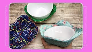 How to Sew a Bowl Cozy with Crafty Gemini [upl. by Josh]