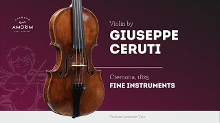 Violin by Giuseppe Ceruti Cremona 1825 [upl. by Ettegroeg621]