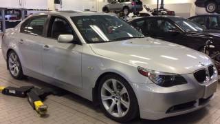 2004 BMW 545i E60 Active Roll Stabilization Initialization [upl. by Henry]