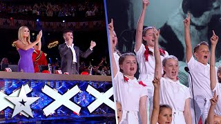 Childrens Choir Stand Up for their HEROIC parents  SemiFinals  BGT 2022 [upl. by Shatzer977]