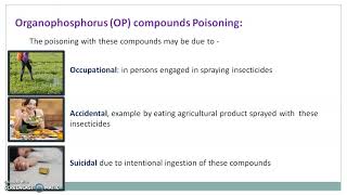 Organophosphorus compound poisoning and Treatment [upl. by Drarrej]