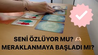 SENİ ÖZLÜYOR MU SENİNLE İLGİLİ MERAKI VAR MI TAROT İLE ÖĞRENELİM 💋🫶🏻 [upl. by Joya327]