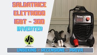 Saldatrice elettrodo IGBT  300 [upl. by Trinidad708]