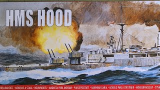 Part 2 HMS Hood 1600 scale by Airfix [upl. by Ennylyak230]