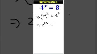 A Nice math Olympiad simplification olympiad mathematics maths exponents logarithm usastudy [upl. by Dukie]