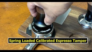 MHW3BOMBER  Spring Loaded Calibrated Espresso Tamper  Breville Espresso Machine [upl. by Howey]