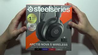 SteelSeries Arctis Nova 5 Wireless Unboxing [upl. by Minabe]