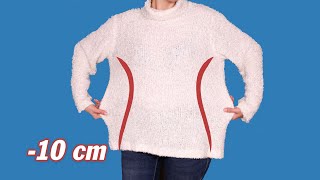 A simple way to shrink a big sweater to fit you perfectly in 5 minutes [upl. by Aileen948]