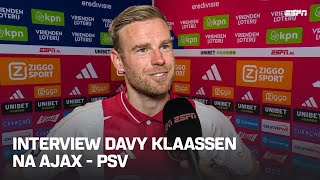 quotWe moeten nog beter maar we hebben ons weer in de titelrace geholpenquot 📈  Interview Davy Klaassen [upl. by Lali366]