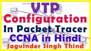 ✅ How to configure VTP VLAN Trucking Protocol on Cisco Switches in HIndi [upl. by Erine]