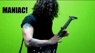 Charlie Parra  Maniac Michael Sembello guitar solo cover [upl. by Ycrem]