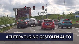 Politie  Gestolen auto  Gestolen kentekenplaten  INFRA [upl. by Ayres]