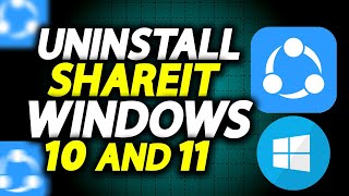 How To Uninstall Shareit From Windows 11 And 10 On Laptop Or PC  How To Easily [upl. by Fiore]