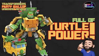 Transformers X Teenage Mutant Ninja Turtles Party Wallop Review  Awesome Turtle Power [upl. by Odine946]