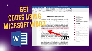 Qualitative Coding with Microsoft Word [upl. by Akire921]