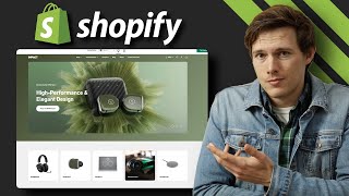 Shopify Store Design Tutorial 2024  Full Website Guide [upl. by Initirb]