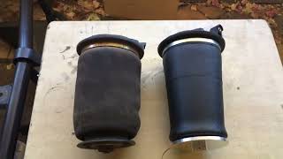 Range Rover P38 46ltr HSE Budget Offroad Project Part 3  Air Spring Replacement [upl. by Ellesirg]