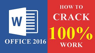 How to crack Microsoft office word 2016របៀបcrack Microsoft office word 2016។ [upl. by Anilet]